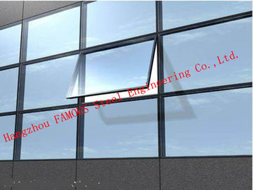 China Australia AS Standard Aluminum Frame Glass Facade Curtain Walls For Commercial Office Building supplier