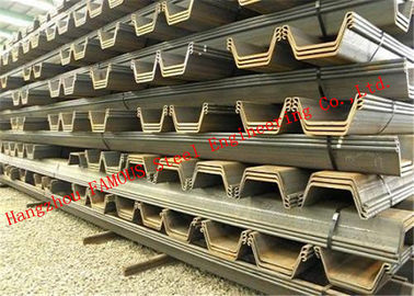 China U-Shaped Type Cold Rolled Sheet Pile For Steel Structure Building Foundation Construction supplier