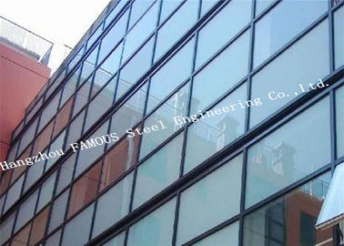 China Aluminum Framed Glazed Metal 3mm Glass Curtain Wall supplier