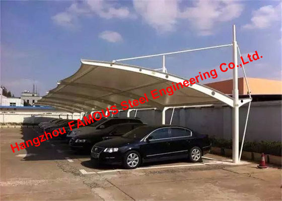 China America US Standard Certified Membrane Structural Car Parking Carport supplier