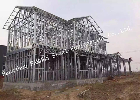 China Customized Prefabricated Steel Villa House Luxury Pre Engineered Building supplier