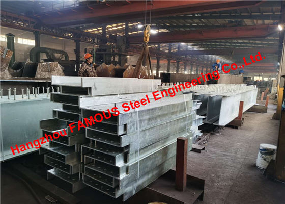 China US American Standard Prefabricated Galvanized H Beam Structural Steel Fabrications supplier