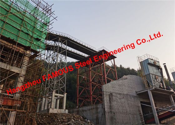 China Mine Project Conveying Corridor Belt Conveyor Gallary Fabrication Industrial Steel Buildings supplier