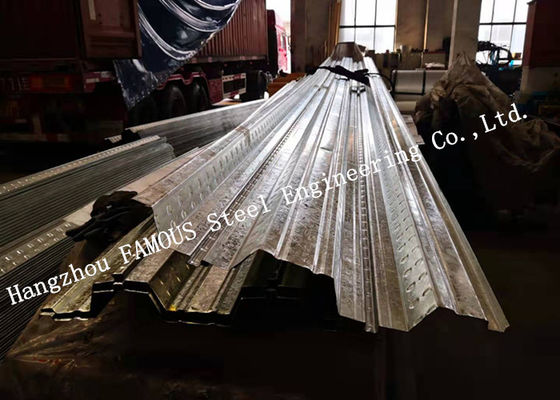 China Galvanized Steel Structural Decking Design Construction Composite Floor Deck Bondek Comflor Series supplier