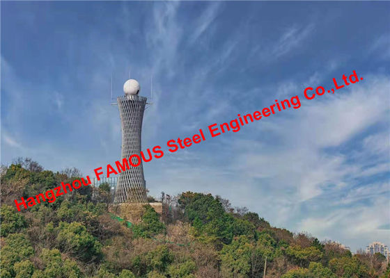 China Customized High Precision Prefabricated Steel Structure Radar Weather Tower Fabrication supplier