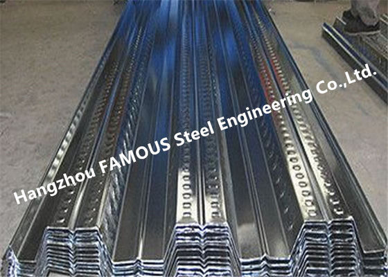 China Anti Seismic Galvanized Corrugated Steel Floor Decking Permanent Upholding supplier