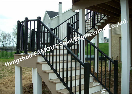 China 1200mm Height Customized Balustrade Aluminum Stair Handrail For Balcony supplier