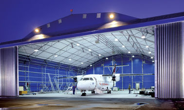 China Longevous Roof Systems Steel Aircraft Hangar Buildings Constructed Pipe Truss supplier
