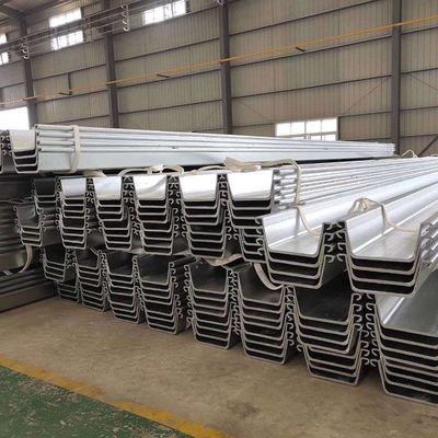 China Steel Sheet Pile U Type SY295/SY390 Sheet Pile 6m 9m 12m Customized Length supplier