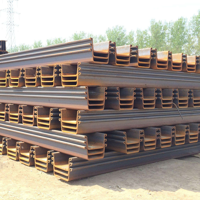 China U Section Hot Rolled Steel Sheet Pile U-Type Sheet Piles supplier