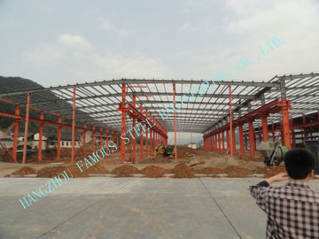 China Pre Engineered Frame Industrial Steel Buildings 60' X 90' High Strength Bolts supplier