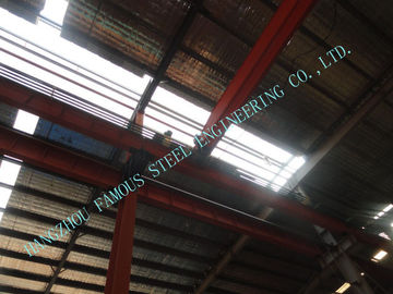 China Industrial Prefab 80 X 110 Steel Framed Buildings Consisted W Section Columns / Beam supplier