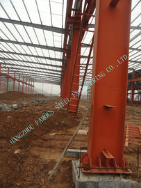 China Prefabricated ASTM 80 X 96 Industrial Steel Buildings Light Coated With Fireproof Painting supplier