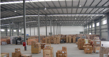 China Customized Prefabricated Industrial Steel Buildings Warehouse With Sandwich Panels supplier