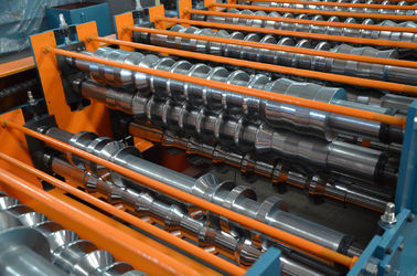China Roof Sheet / Roof Tile Roll Forming Machine For Metal Roofing Tiles supplier