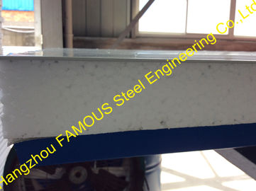 China Building EPS Insulated Sandwich Panels Fireproof With Light Weight supplier