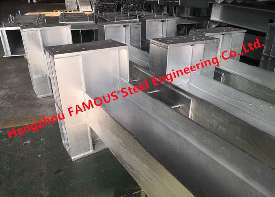 China 1260 Tons Galvanized Steel Structure Members for Bridge Exported to Oceania supplier