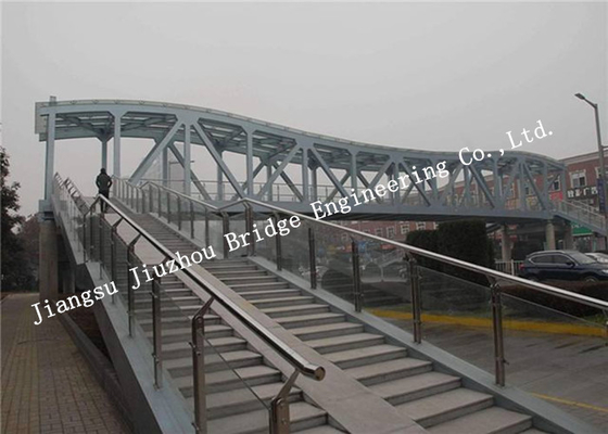 China Metal Building Steel Pedestrian Bridge Painted Bailey Panel Prefabricated supplier