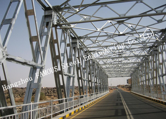China AWS D1.1D1.5 Fabricated Steel Modular Bailey Bridge Truss Girder America Standard supplier