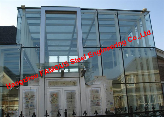 China UK EU US Heat Insulation Laminated Glass Curtain Wall for Showroom supplier