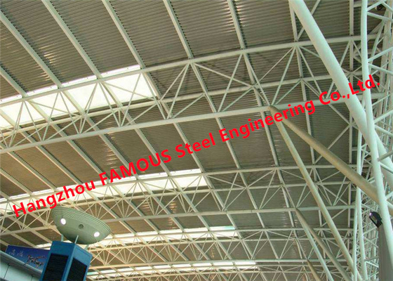 China ETFE PTFE Coated Stadium Membrane Structural Steel Fabric Roof Truss Canopy America Europe Standard supplier