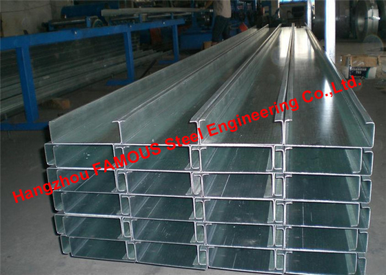 China DHS Equivalent Galvanized Steel Purlins Supporting Horizontal Roof Beams supplier