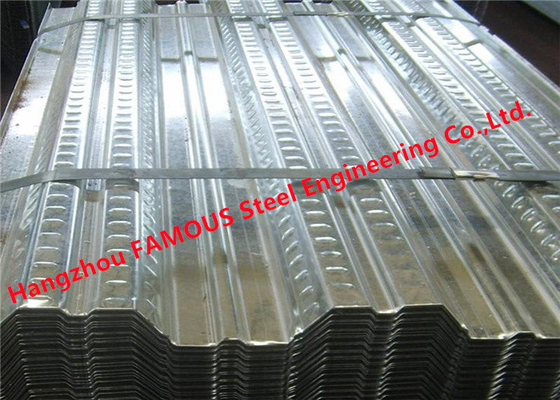 China High Strength Bearing Composite Floor Deck Galvanized Metal For Steel Structure Building supplier
