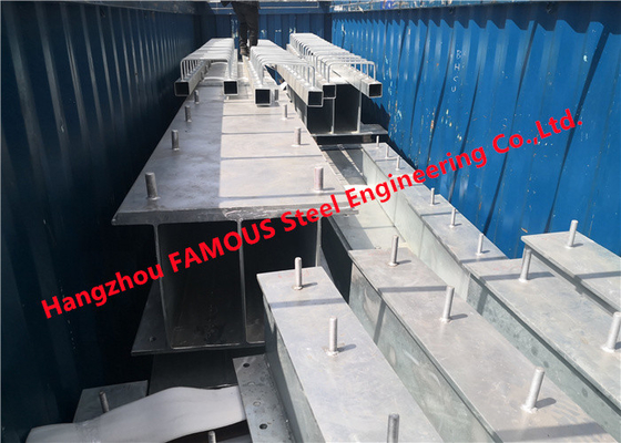 China 560 Tons Galvanized Steel Structure Members For Bridge Exported supplier