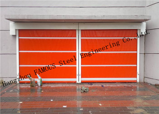 China Automatic High Speed Steel Roller Shutter Door PVC Surface For Logistics Center supplier