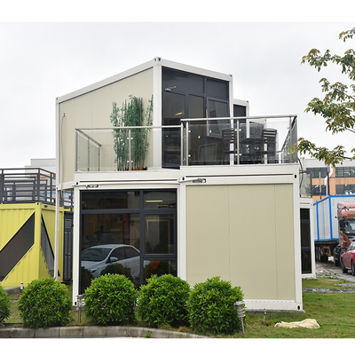 China Prefabricated Two Story Flat Pack Modular Container Self Easy Assemble House supplier