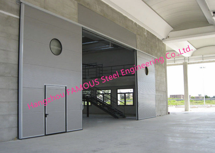 Large Openings Vertical Sliding Industrial Garage Doors Motorised