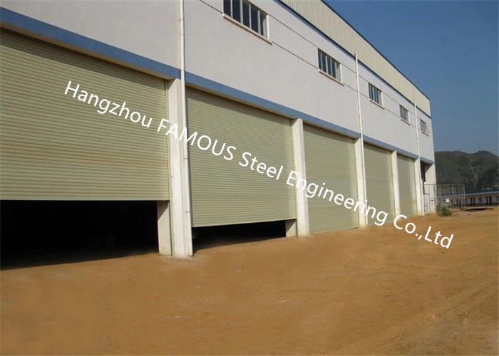 Fire Rated Electric Rolling Shutter Door Exterior Dustproof Roll Up Door For Industry