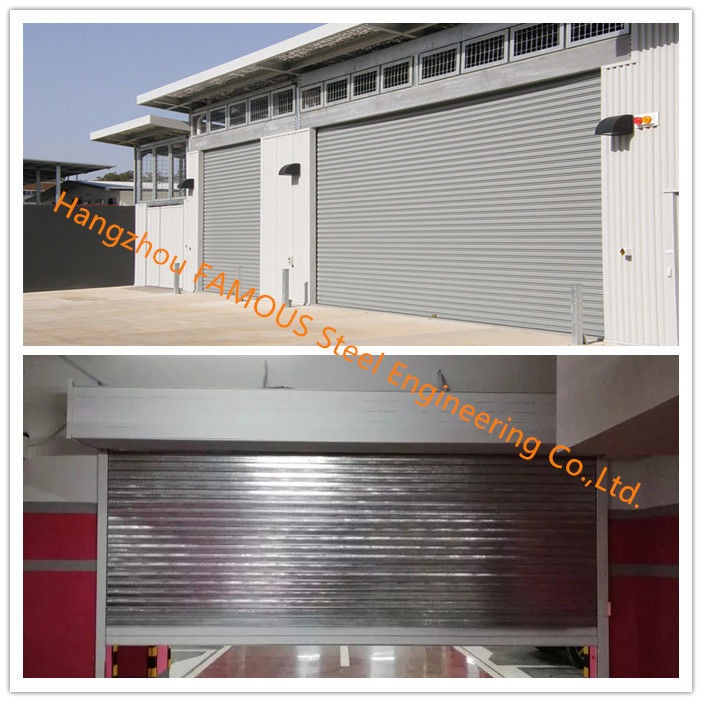Fire Prevention Motorized Folding Doors American Standard Fire