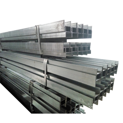 Black Carbon Surface Steel Beams H Shaped For Commercial Building supplier