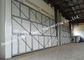 Manual Folded Push Pull Overhead Industrial Garage Doors Track And Hardware Of Aircraft Hanger supplier