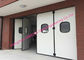 Aluminum Seal Accordion Doors Multi Panels Hinged Industrial Garage Doors Folding For Warehouse supplier
