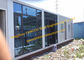 Foldable Flat Pack Prefab Container House With Glass Facade Decoration For Office Use supplier