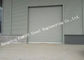 Light Aluminum Doors Overhead Metal Roll Up Doors Low Noise Heat Insulation Type supplier