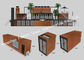 Customized Modular Prefab Container House For Shopping Center Or Coffee Bar supplier