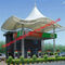 Prefabricated Space Frame Steel Membrane Structural Gas Station Construction supplier