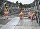 UK Standard Assembled Temporary Pedestrian Steel Bailey Bridge Public Transportation supplier