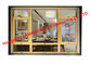 Low-E 5mm 12A Double Tempered Clear Glass Awning Window With Operator Handle supplier