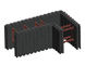 Black Insulated Concrete Forms Straight Board 90 Corner T Shape Icfs Wall Build Blocks supplier