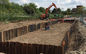 Trench Cold Formed Sheet Piles For Ground Support And Trench Work supplier