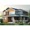 Light Steel Structure Prefabricated Luxury Villa Furnished Two Story Prefab House supplier