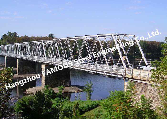 High Performance Temporary Galvanized Surface Steel Bailey Bridge With ...