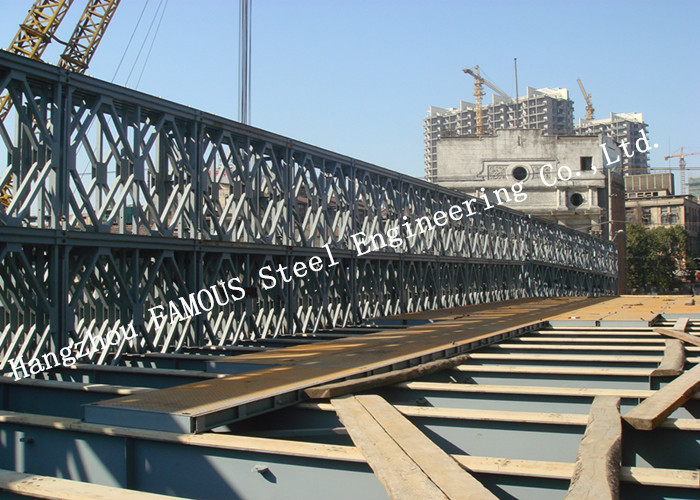 Modern Style Prefabricated Modular Steel Bailey Bridge Galvanized ...