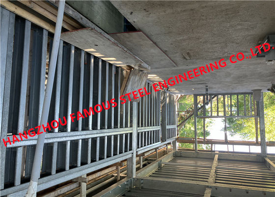 Heavy Structural Steelworks Light Gauged Steel Framing Combination For ...