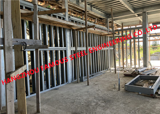 Heavy Structural Steelworks Light Gauged Steel Framing Combination For ...
