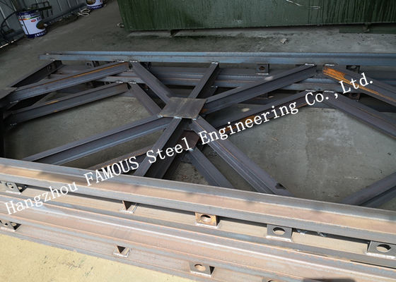 Single Span Single Lane Prefabricated Steel Bailey Bridge 321 Type ...